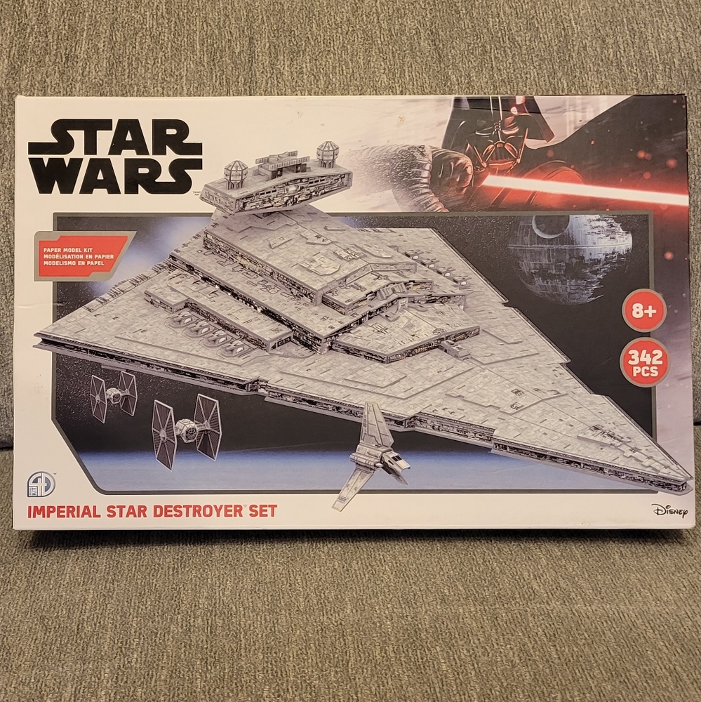 Star Wars Paper Model Kit Imperial Star Destroyer Set